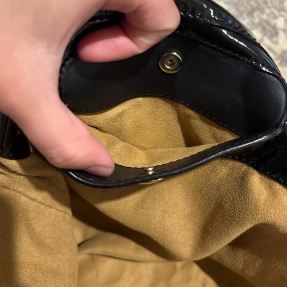 Jimmy Choo Black Soft Patent Leather Tote Bag - Picture 8 of 14